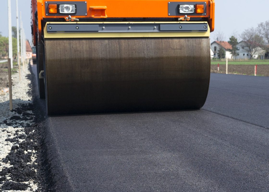 Road construction. Road construction.